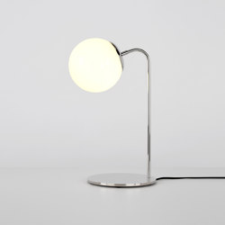 Modo Desk Lamp (Polished nickel/Cream) | Table lights | Roll & Hill