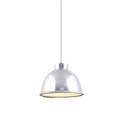 Giant 0 Pendant Light, Natural Aluminium with Wired Glass | Suspended lights | Original BTC