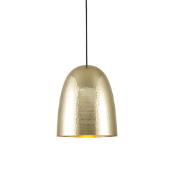 Stanley Large Pendant Light, Hammered Brass | Lampade sospensione | Original BTC