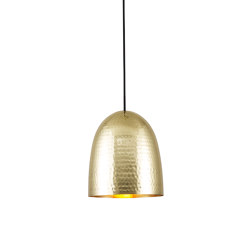 Stanley Medium Pendant Light, Hammered Brass | Lámparas de suspensión | Original BTC