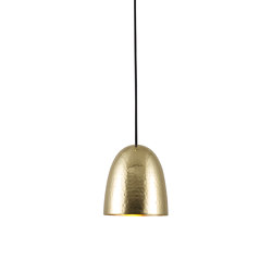 Stanley Small Pendant Light, Hammered Brass | Lámparas de suspensión | Original BTC