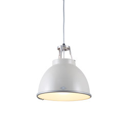 Titan Size 1 Pendant Light, Putty Grey with Etched Glass | Lampade sospensione | Original BTC