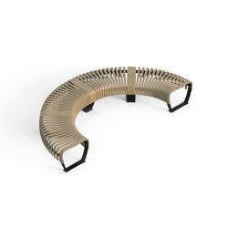 Nova C Bench Bracket configuration | Benches | Green Furniture Concept
