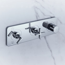 AXOR Citterio E Thermostatic module for concealed installation 38 x 12 for 2 outlets |  | AXOR