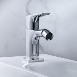 AXOR Citterio E Single lever bidet mixer with lever handle with pop-up waste set | Bidet taps | AXOR