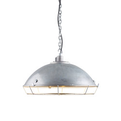 7242 Cargo Cluster Light With Protective Guard, 6xBC, Galvanised | Suspended lights | Original BTC