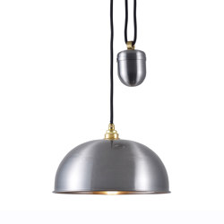 Dome Rise & Fall Pendant, Steel Lacquered | Suspended lights | Original BTC