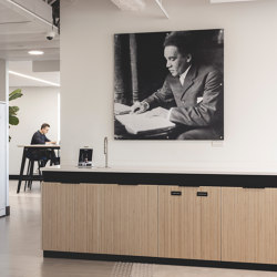 Plexwood Application - PRS for Music Workplace Hub | Wall panels | Plexwood