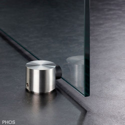 Stainless steel door stopper with side buffer - 0.6 kg | Door stops | PHOS Design