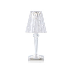 BATTERY Transparent CRYSTAL | Lampade tavolo | Kartell