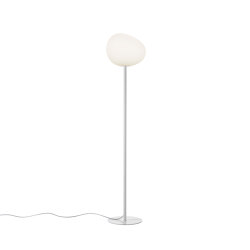 Gregg floor medium high white | Free-standing lights | Foscarini