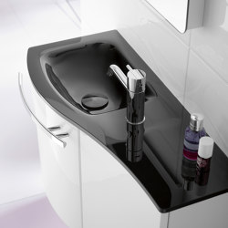 Sinea | Glass washbasin incl. vanity unit | Vanity units | burgbad