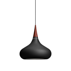 Orient™ | Pendant | P3 | Black | Rosewood suspension | Lámparas de suspensión | Fritz Hansen
