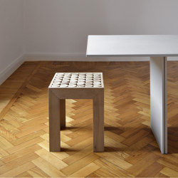Sofia tabouret et table de chevet en bois | Tables de chevet | mg12