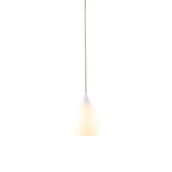 Drop One Small Pendant Light, White Matt | Lámparas de suspensión | Original BTC