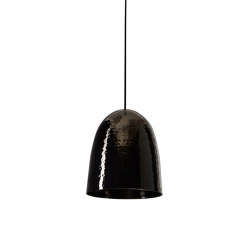 Stanley Medium Pendant Light, Hammered Black Nickel | Lámparas de suspensión | Original BTC