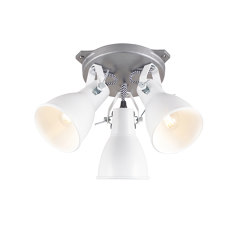 Stirrup Triple Ceiling Light White | Lámparas de techo | Original BTC