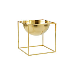 Kubus Bowl Large, Brass |  | by Lassen