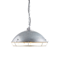 7242 Cargo Cluster Light With Protective Guard, 1xE27, Galvanised | Suspended lights | Original BTC