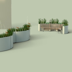 Planter Divider | Privacy screen | Green Furniture Concept