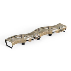 Nova C Bench Wiggly configuration | Benches | Green Furniture Concept