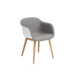 Fiber Armchair | Wood Base | Textile | Sillas | Muuto