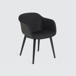 Fiber Armchair | Wood Base | Textile | Chairs | Muuto