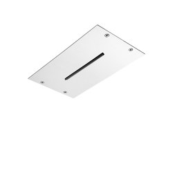 Modular F2810 | Ceiling mounted stainless steel showerhead with cascade flow | Grifería para duchas | Fima Carlo Frattini