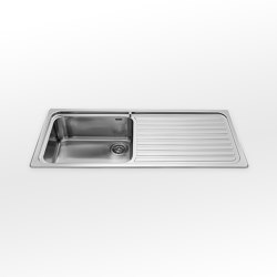 Built-in sinks radius 60 F 5119/1V1S | Kitchen sinks | ALPES-INOX