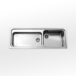 Countertop sinks radius 60 A5-5133/1V1V8 | Kitchen sinks | ALPES-INOX