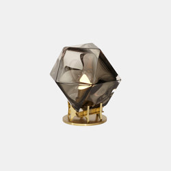 Welles Double-Blown Glass Desk Lamp | Lampade tavolo | Gabriel Scott