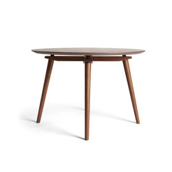 CC Dining Table 110 cm, Natural Walnut | Tables de repas | Rex Kralj