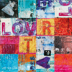 Love & Patch | Wall art / Murals | TECNOGRAFICA