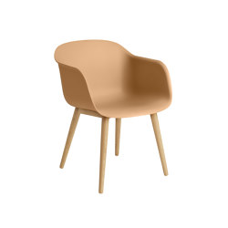 Fiber Armchair | Wood Base | Sillas | Muuto