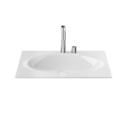 BASINS | Coutertop Washbasin 770 mm | Glossy White | Wash basins | Armani Roca