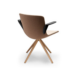 Milos Life Chair with wood trestle base | Stühle | sitland