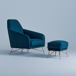 Wilma | Armchair and Ottoman | Armchairs | My home collection