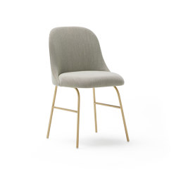 Aleta chair - four metal legs base | Stühle | viccarbe