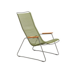 CLICK | Lounge chair Olive Green | Armchairs | HOUE