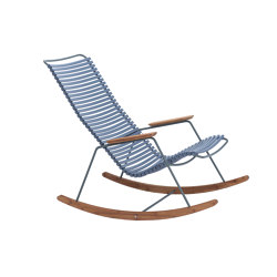 CLICK | Rocking chair Pigeon Blue | Sessel | HOUE