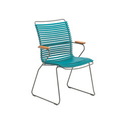 CLICK | Dining chair Petrol Tall Back | Sillas | HOUE