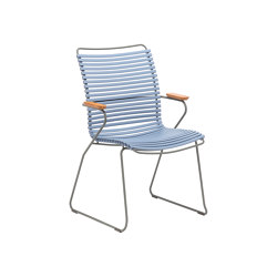 CLICK | Dining chair Pigeon Blue Tall Back | Sillas | HOUE