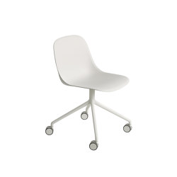 Fiber Side Chair | Swivel Base With Castors | Sillas | Muuto