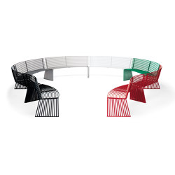ZEROQUINDICI.015 CONCAVE OR CONVEX SEAT WITH BACKREST |  | Urbantime