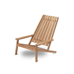 Between Lines Deck Chair | with armrests | Skagerak