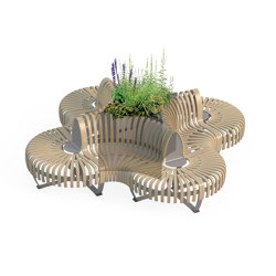 Planter Divider Crossroad 4 Small |  | Green Furniture Concept