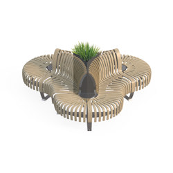 Planter Divider Crossroad 3 Small | Privacy screen | Green Furniture Concept