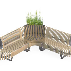 Planter Divider Corner | Plant pots | Green Furniture Concept