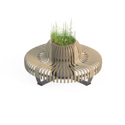 Planter Divider Donut | Privacy screen | Green Furniture Concept