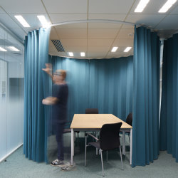 Acoustic curtains | Sound absorbing fabric systems | Texaa®